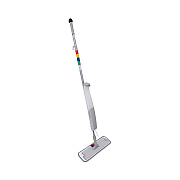 Boardwalk Bucketless Microfiber Mop System, 5 x 18 Blue Microfiber Head, 59" Gray Aluminum/Polypropylene Handle (BWKBWMS16MFM)