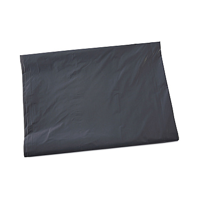Boardwalk Linear Low Density Industrial Can Liners, 60 gal, 1.3 mil, 38" x 58", Gray, Flat Pack, 100/Carton (BWKG3858G)