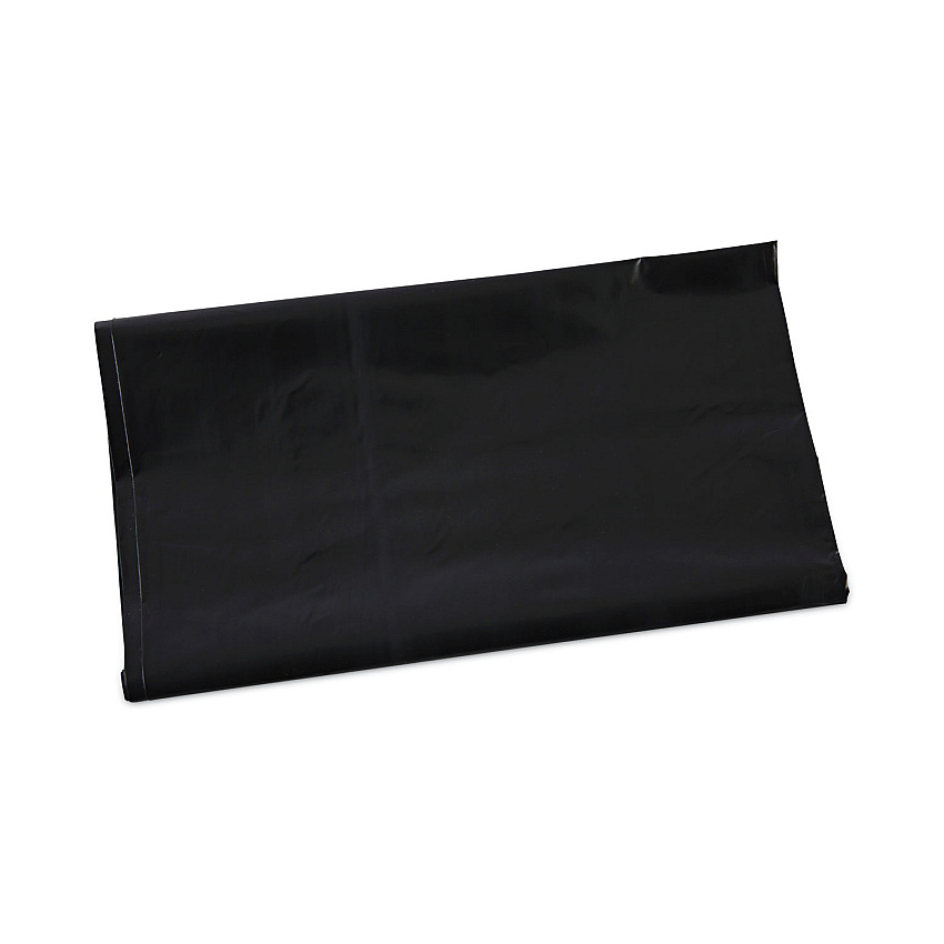 Boardwalk Linear Low Density Industrial Can Liners, 45 gal, 1.7 mil, 40" x 46", Black, Flat Pack, 100/Carton (BWKG4046HBL)