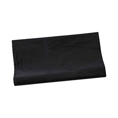 Boardwalk Linear Low Density Industrial Can Liners, 56 gal, 1.7 mil, 43" x 47", Black, Flat Pack, 100/Carton (BWKG4347HBL)