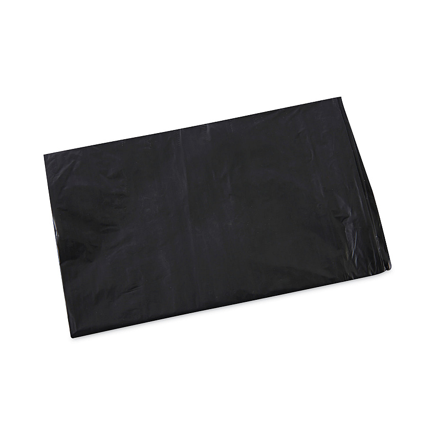 Boardwalk Linear Low Density Industrial Can Liners, 33 gal, 0.6 mil, 33" x 39", Black, Flat Pack, 200/Carton (BWKL3339H)