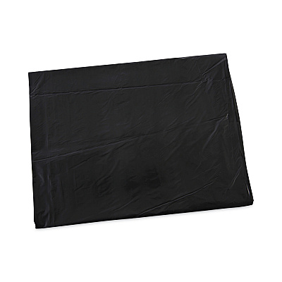 Boardwalk Linear Low Density Industrial Can Liners, 60 gal, 0.7 mil, 38" x 58", Black, Flat Pack, 100/Carton (BWKL3858H)