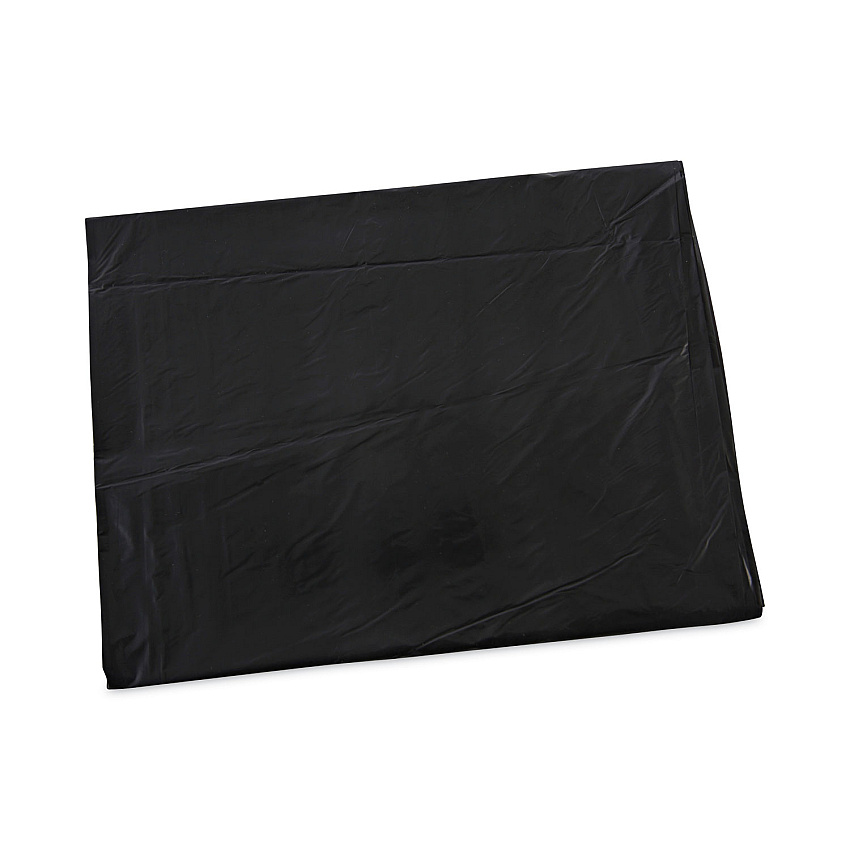 Boardwalk Linear Low Density Industrial Can Liners, 60 gal, 0.7 mil, 38" x 58", Black, Flat Pack, 100/Carton (BWKL3858H)