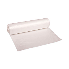 Boardwalk High Density Industrial Can Liners Coreless Rolls, 33 gal, 16 mic, 33" x 40", Natural, Perforated, 25 Bags/Roll, 10 Rolls/CT (BWKRH3340S)