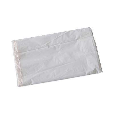 Boardwalk Linear Low Density Industrial Can Liners, 30 gal, 0.7 mil, 30" x 36", White, Flat Pack, 200/Carton (BWKVW3036X)