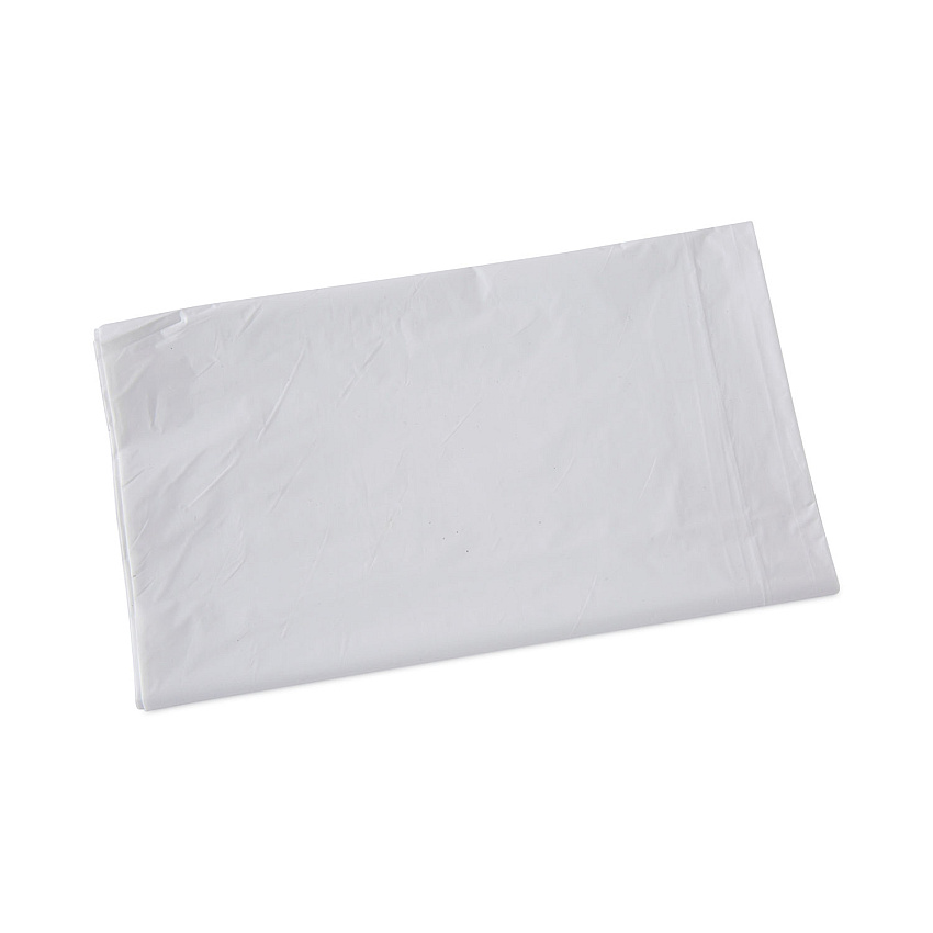 Boardwalk Linear Low Density Industrial Can Liners, 33 gal, 0.9 mil, 33" x 39", White, Flat Pack, 100/Carton (BWKW3339X)