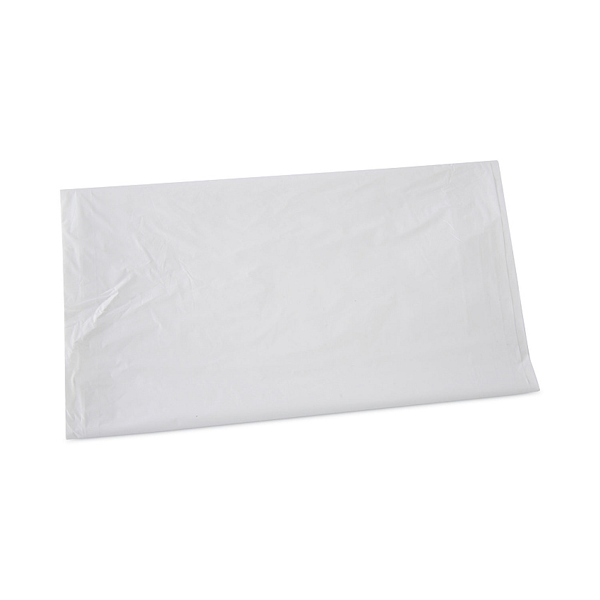 Boardwalk Linear Low Density Industrial Can Liners, 45 gal, 0.9 mil, 40" x 46", White, Flat Pack, 100/Carton (BWKW4046X)