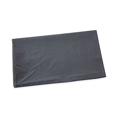 Boardwalk Linear Low Density Industrial Can Liners, 45 gal, 1.1 mil, 40" x 46", Gray, Flat Pack, 100/Carton (BWK4046GREY)