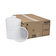 Pactiv Evergreen Newspring DELItainer Microwavable Container Lid, 6.45" Diameter x 0.45" h, Translucent, Plastic, 120/Carton (PCTNL640L)