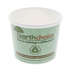 Pactiv Evergreen EarthChoice Compostable Soup Cup, Medium, 12 oz, 3.63" Diameter x 3.63"h, Teal, Paper, 500/Carton (PCTPHSC12ECDI)