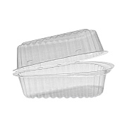 Pactiv Evergreen Hinged Lid Pie Wedge Container, 6" Pie Wedge, 4.5 x 4.5 x 2.5, Clear, Plastic, 510/Carton (PCTYCI890060000)