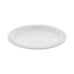 Pactiv Evergreen Meadoware Impact Plastic Dinnerware, Plate, 6" dia, White, 1,000/Carton (PCTYMI6)
