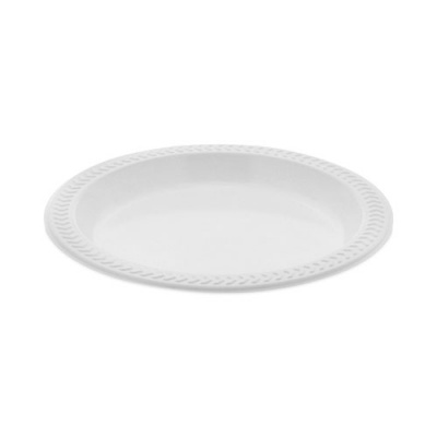 Pactiv Evergreen Meadoware Impact Plastic Dinnerware, Plate, 6" dia, White, 1,000/Carton (YMI6)