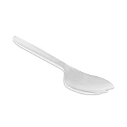Pactiv Evergreen Fieldware Cutlery, Spork, Mediumweight, White, 1,000/Carton (PCTYFWQWCH)