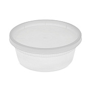 Pactiv Evergreen Newspring DELItainer Microwavable Container, 8 oz, 1.13 x 2.8 x 1.33, Clear, Plastic, 240/Carton (PCTYL2508)