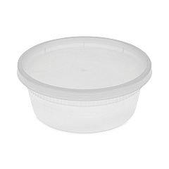 Pactiv Evergreen Newspring DELItainer Microwavable Container, 8 oz, 1.13 x 2.8 x 1.33, Clear, Plastic, 240/Carton (PCTYL2508)