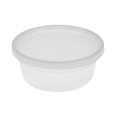 Pactiv Evergreen Newspring DELItainer Microwavable Container, 8 oz, 1.13 x 2.8 x 1.33, Clear, Plastic, 240/Carton (PCTYL2508)