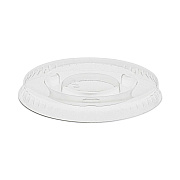 Pactiv Evergreen Plastic Portion Cup Lid, Fits 0.5 oz to 1 oz Cups, Clear, 100/Sleeve, 25 Sleeves/Carton (PCTYLS1FR)