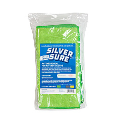 Silversure Anti-microbial Cleaning Cloth 12x12 Green, Case Of 240 (M915SLV-LG)