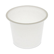 Pactiv Evergreen Plastic Portion Cup, 1 oz, Translucent, 200/Sleeve, 25 Sleeves/Carton (PCTYS100)