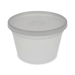 Pactiv Evergreen Newspring DELItainer Microwavable Container, 16 oz, 2 x 2 x 2, Clear, Plastic, 240/Carton (YSD2516)