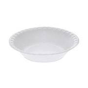 Pactiv Placesetter Satin Non-Laminated Foam Dinnerware, Bowl, 30 oz, 5" dia, White, 450/Carton (YTH100300000)