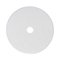Boardwalk Polishing Floor Pads, 21" Diameter, White, 5/Carton (BWK4021WHI)