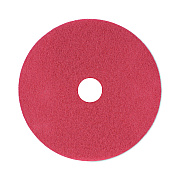 Boardwalk Buffing Floor Pads, 21" Diameter, Red, 5/Carton (BWK4021RED)