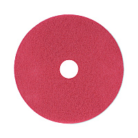 Boardwalk Buffing Floor Pads, 21" Diameter, Red, 5/Carton (BWK4021RED)