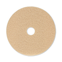 Boardwalk Burnishing Floor Pads, 20" Diameter, Tan, 5/Carton (BWK4020ULT)