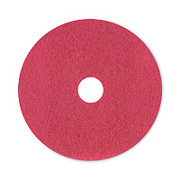 Boardwalk Buffing Floor Pads, 20" Diameter, Red, 5/Carton (BWK4020RED)