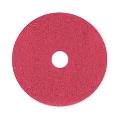 Boardwalk Buffing Floor Pads, 20" Diameter, Red, 5/Carton (BWK4020RED)