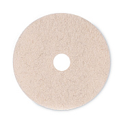 Boardwalk Natural Hog Hair Burnishing Floor Pads, 20" Diameter, Tan, 5/Carton (BWK4020NHE)