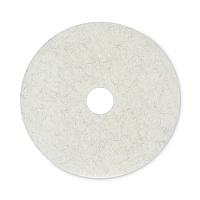 Boardwalk Natural Burnishing Floor Pads, 20" Diameter, White, 5/Carton (BWK4020NAT)