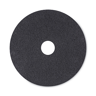 Boardwalk High Performance Stripping Floor Pads, 20" Diameter, Black, 5/Carton (BWK4020HIP)