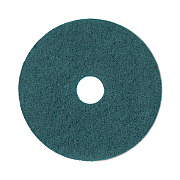 Boardwalk Heavy-Duty Scrubbing Floor Pads, 20" Diameter, Green, 5/Carton (BWK4020GRE)