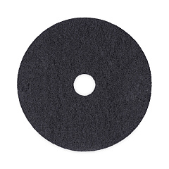 Boardwalk Stripping Floor Pads, 20" Diameter, Black, 5/Carton (BWK4020BLA)
