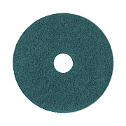 Boardwalk Heavy-Duty Scrubbing Floor Pads, 19" Diameter, Green, 5/Carton (BWK4019GRE)