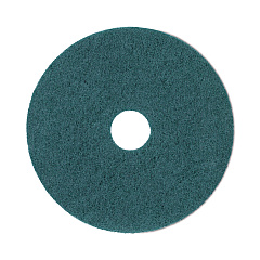 Boardwalk Heavy-Duty Scrubbing Floor Pads, 19" Diameter, Green, 5/Carton (BWK4019GRE)