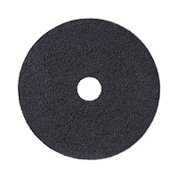 Boardwalk Stripping Floor Pads, 19" Diameter, Black, 5/Carton (BWK4019BLA)