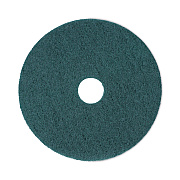 Boardwalk Heavy-Duty Scrubbing Floor Pads, 18" Diameter, Green, 5/Carton (BWK4018GRE)