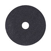 Boardwalk Stripping Floor Pads, 18" Diameter, Black, 5/Carton (BWK4018BLA)