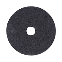 Boardwalk Stripping Floor Pads, 18" Diameter, Black, 5/Carton (BWK4018BLA)