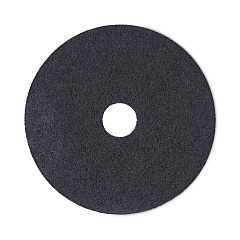 Boardwalk Stripping Floor Pads, 18" Diameter, Black, 5/Carton (BWK4018BLA)