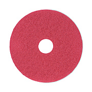 Boardwalk Buffing Floor Pads, 17" Diameter, Red, 5/Carton (BWK4017RED)