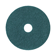 Boardwalk Heavy-Duty Scrubbing Floor Pads, 17" Diameter, Green, 5/Carton (BWK4017GRE)