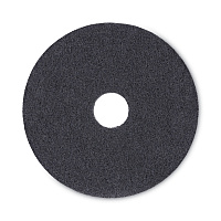Boardwalk Stripping Floor Pads, 16" Diameter, Black, 5/Carton (BWK4016BLA)