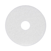 Boardwalk Polishing Floor Pads, 15" Diameter, White, 5/Carton (BWK4015WHI)