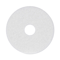 Boardwalk Polishing Floor Pads, 15" Diameter, White, 5/Carton (BWK4015WHI)