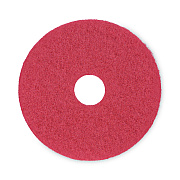 Boardwalk Buffing Floor Pads, 15" Diameter, Red, 5/Carton (BWK4015RED)
